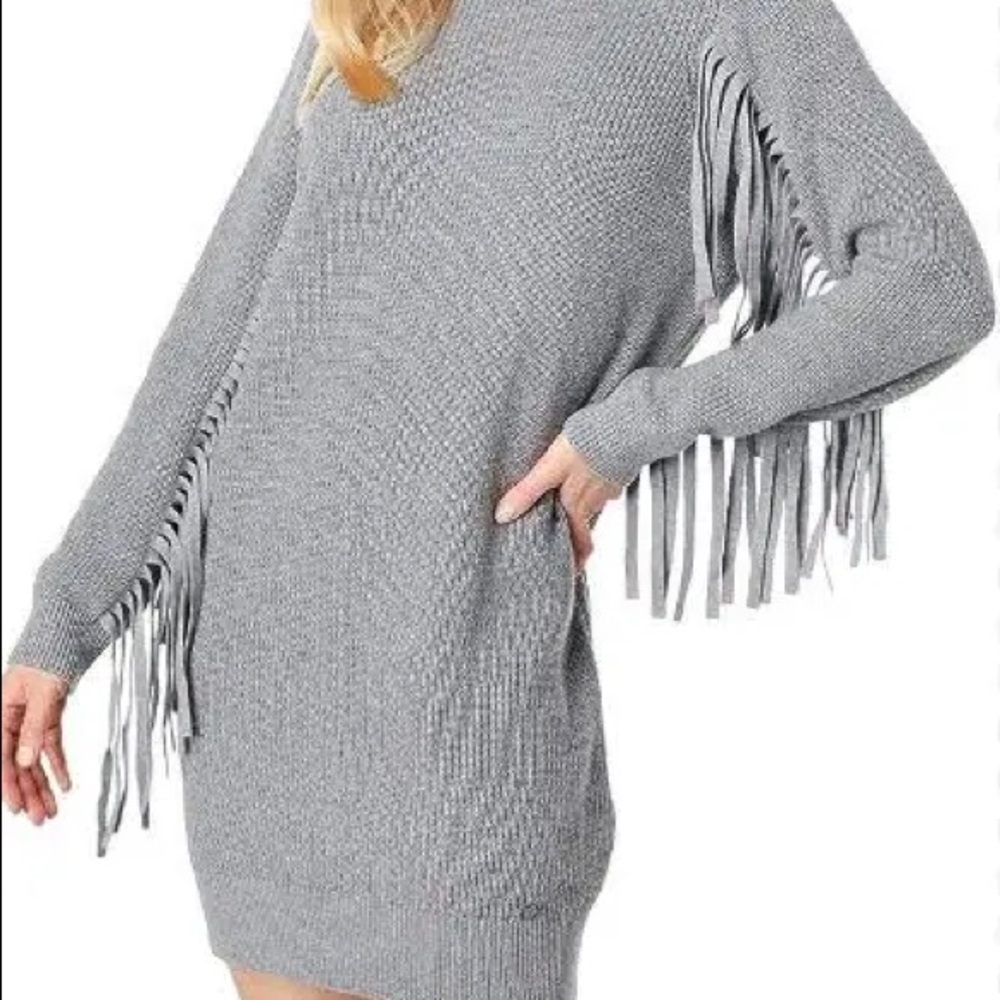 Ted Baker Grey Sweater Dress